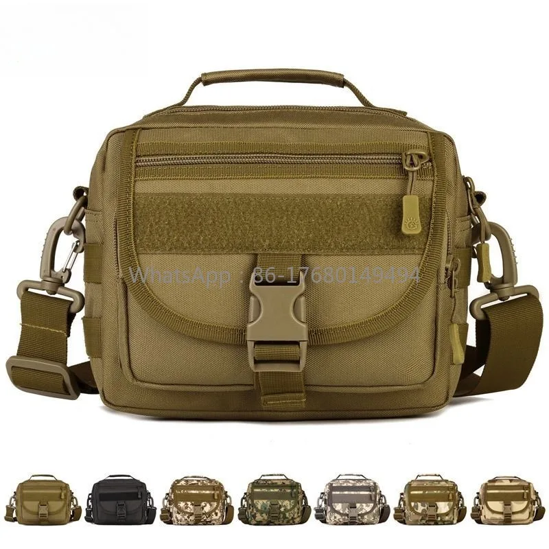 Camouflage Shoulder Fanny Pack Outdoor Kettle Mobile Phone Multi-function Messenger Bag