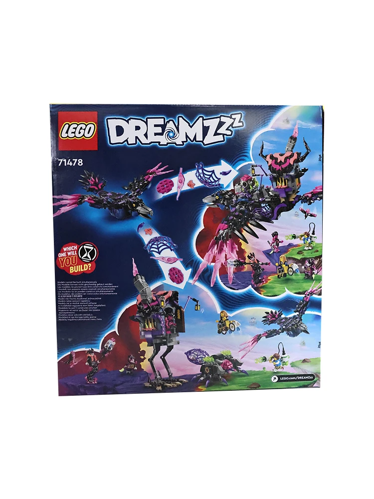 LEGO 71478 Dream City Hunter  Immortal Witch's Midnight Raven Spaceship Building Blocks Children's Toy