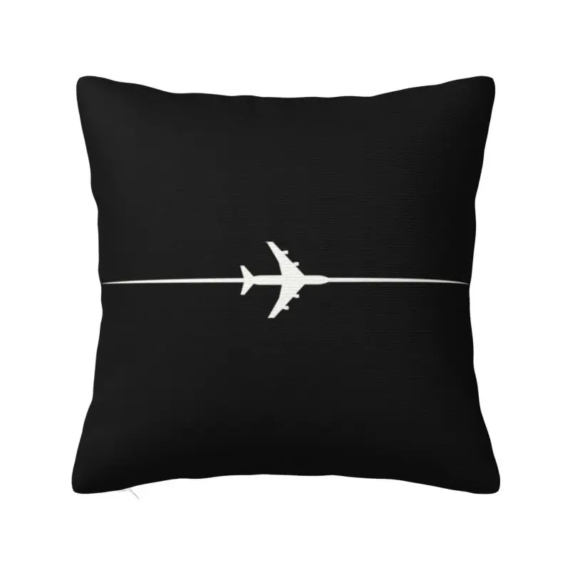 Aviation Plane Crossing Modern Throw Pillow Cover Living Room Decoration Airplane Aviator Pilot Chair Cushion