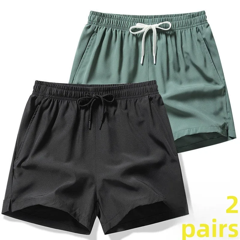 

Ice Silk Loose Fit Casual orts Men's Summer Thin Qui Dry Tee Quarter Length Running Fitn Training Sports Ridin...