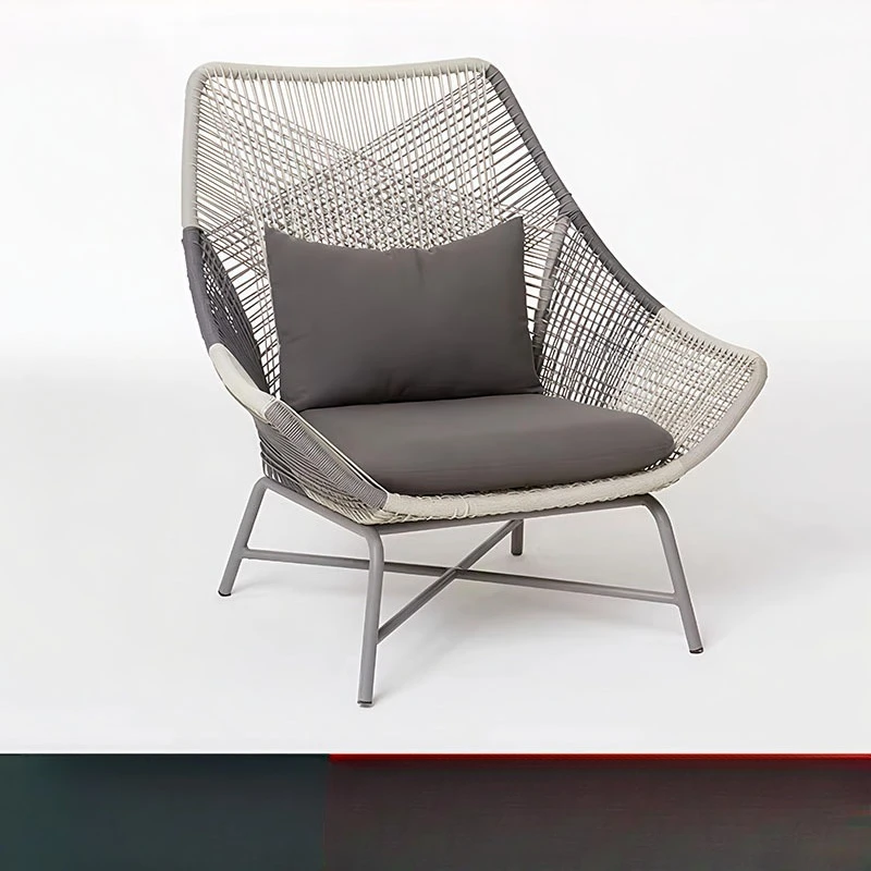 Rattan interno da cadeira do lazer da cadeira exterior do rattan