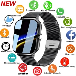 LAXASFIT 2025 New Smart Watch for Men Women Gift Full Touch Screen Sports Fitness Watch Bluetooth Call Digital Smartwatch