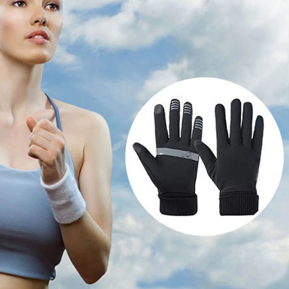 

Thicken Warm Ski Gloves Windproof Breathable Composite Material Cycling Gloves For Outdoor Sports Hiking Running Fishing