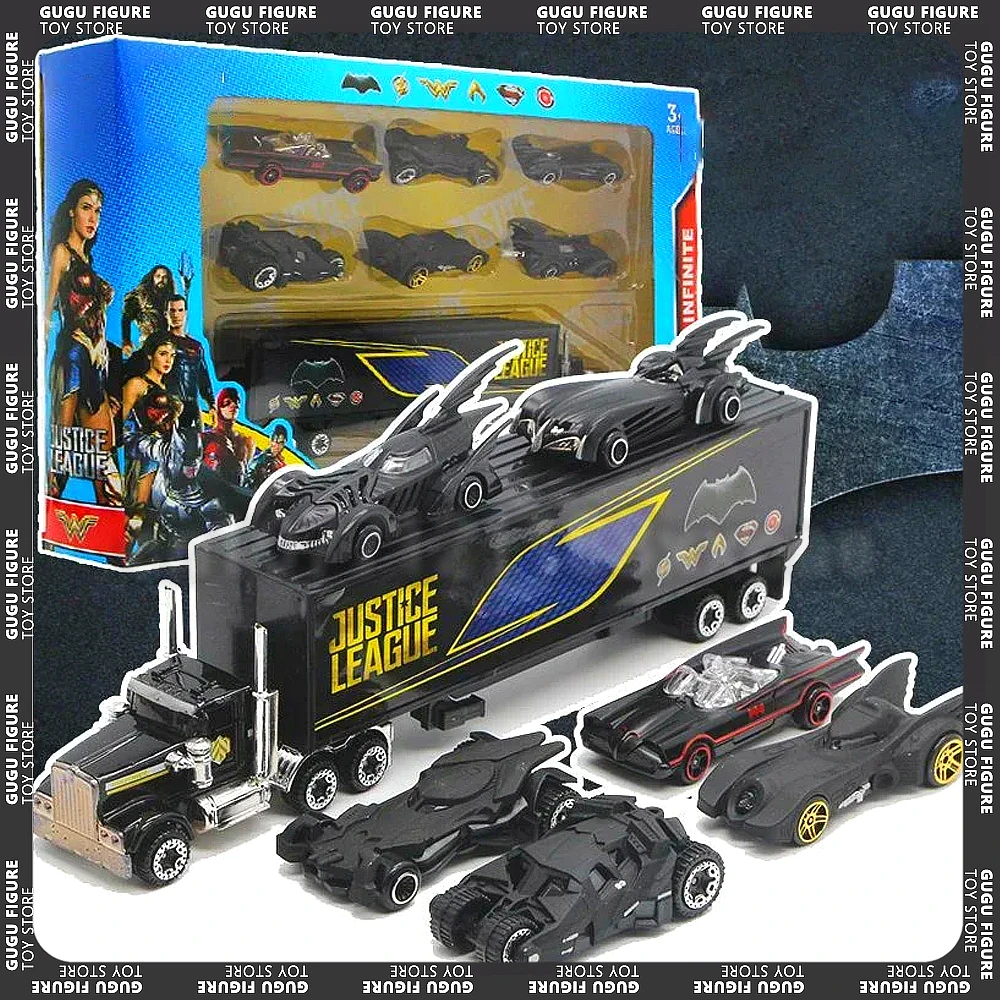 Batmobile Alloy Model Cars 1:64 Batman 6pcs Tumbler 6 Generation Combination Home Decor Car Room Collection For Children Gifts