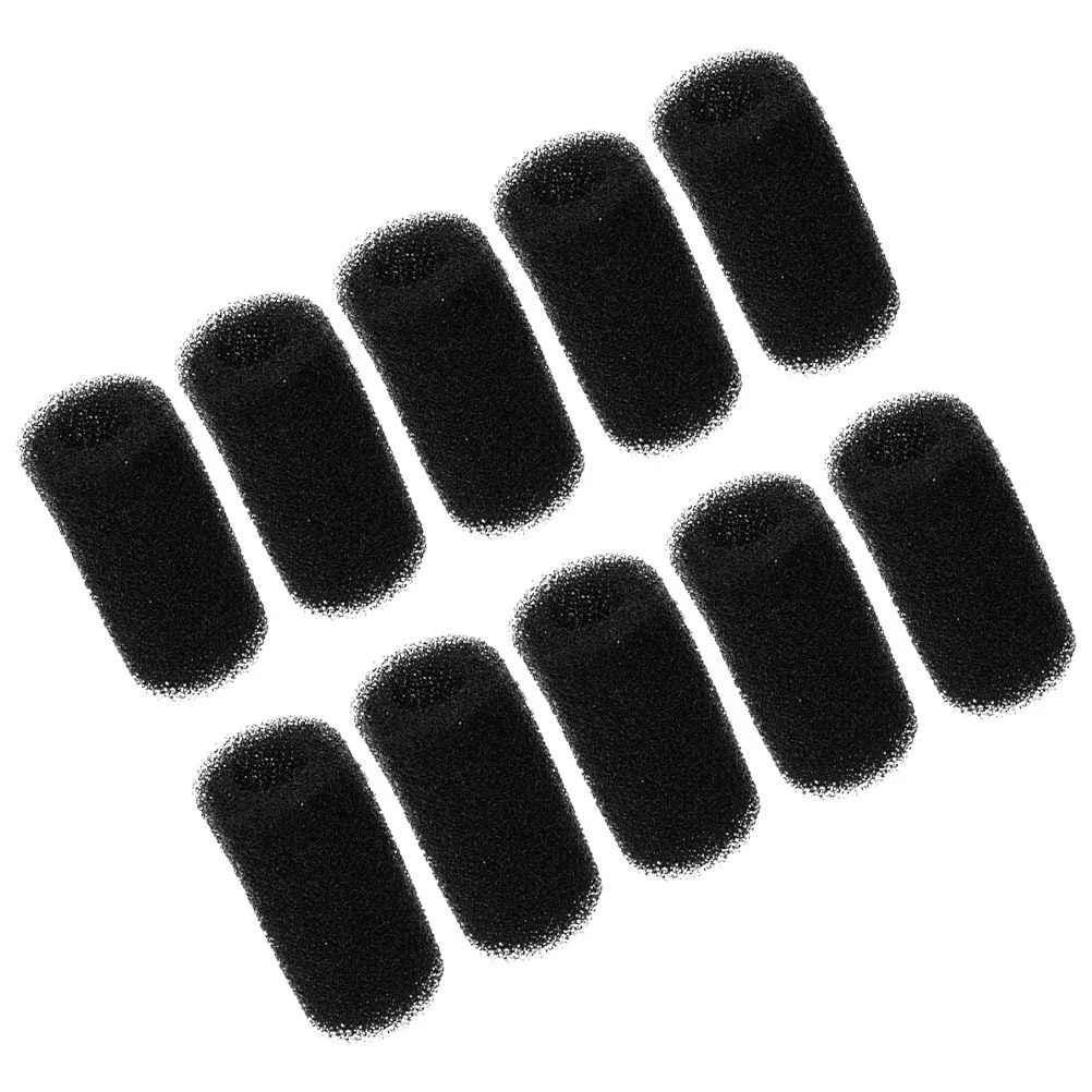 

10Pcs Foam Pool Cleaner Tail Scrubber Replacement Black Sponge Hose for Polaris9-100-3105 High Resistance to Wear Easy