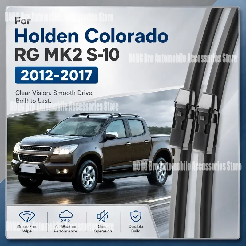 For Holden Colorado RG MK2 S-10 2012-2017 Front Windscreen Wiper Blades 22+18 Inch Window Washer Rubber Refills Auto
