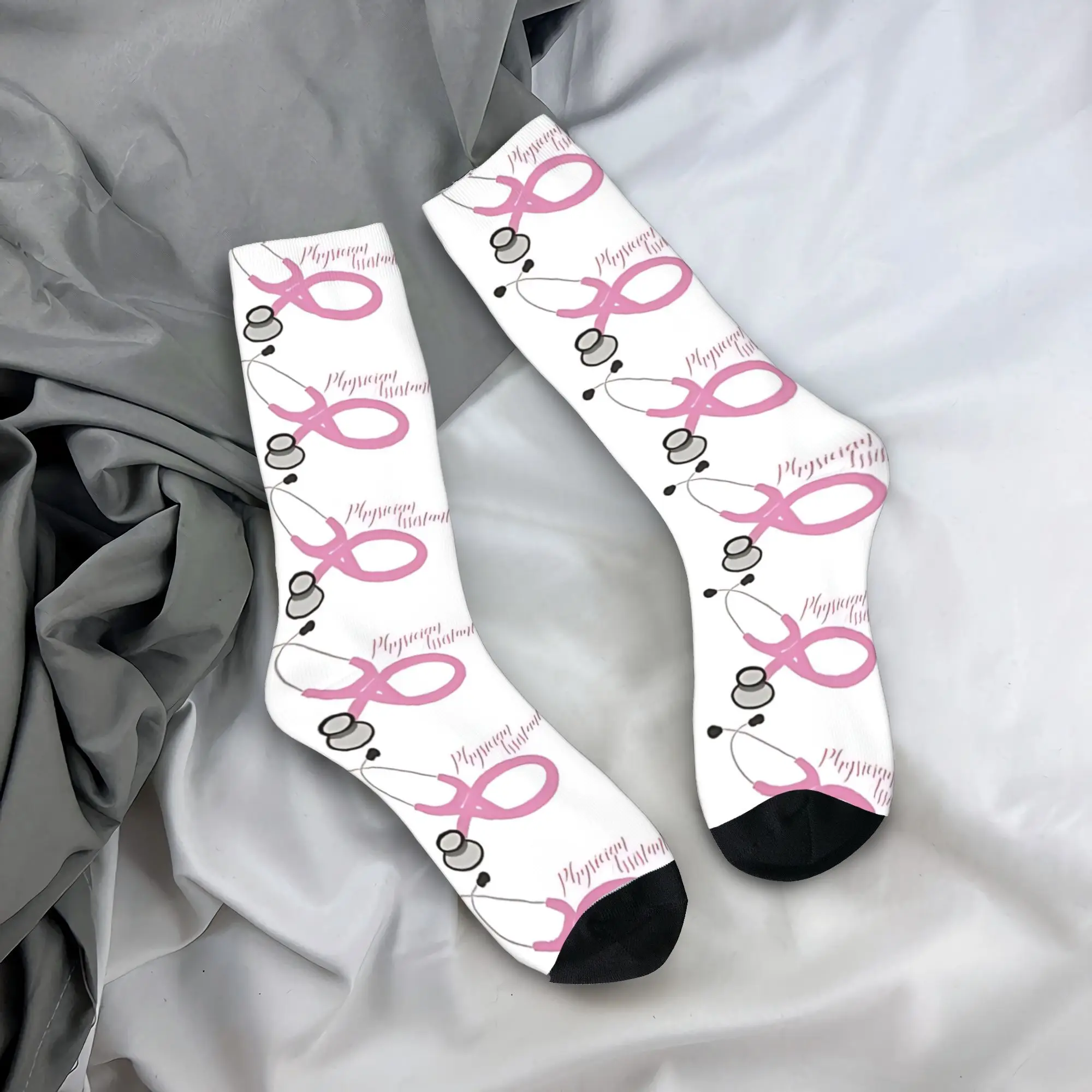 

Physician Assistant Medical Socks Harajuku Stockings Winter Non-Slip Women Men Socks Soft Printed Running Socks