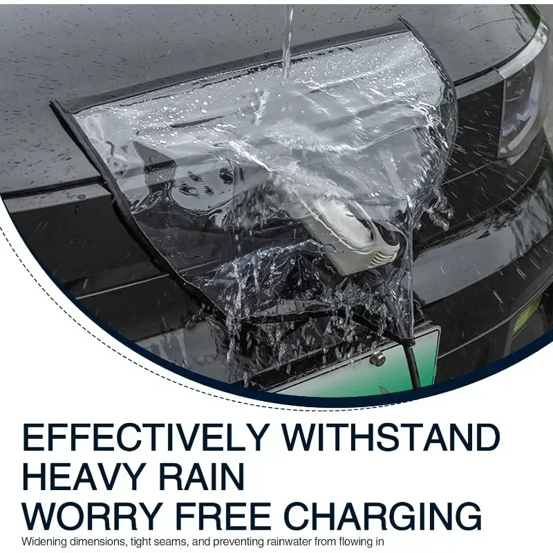NEW Car Charging Port Cover For Tesla Model 3 Model Y Rainproof EV Charger Guns Cover Electric Vehicles Protection Accessaries