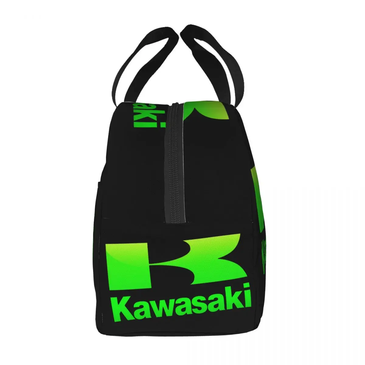 Custom Kawasakies Motorcycle Sport Racing Resuable Lunch Boxes Waterproof Thermal Cooler Food Insulated Lunch Bag Office Work