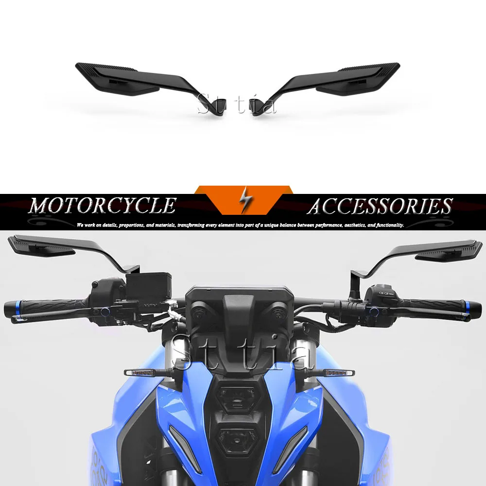 

Новые зеркала заднего вида из алюминия для мотоциклов с ЧПУ для SUZUKI GSX ​ Зеркала заднего вида с ветровым козырьком для Suzuki GSX-8S 2023-2025