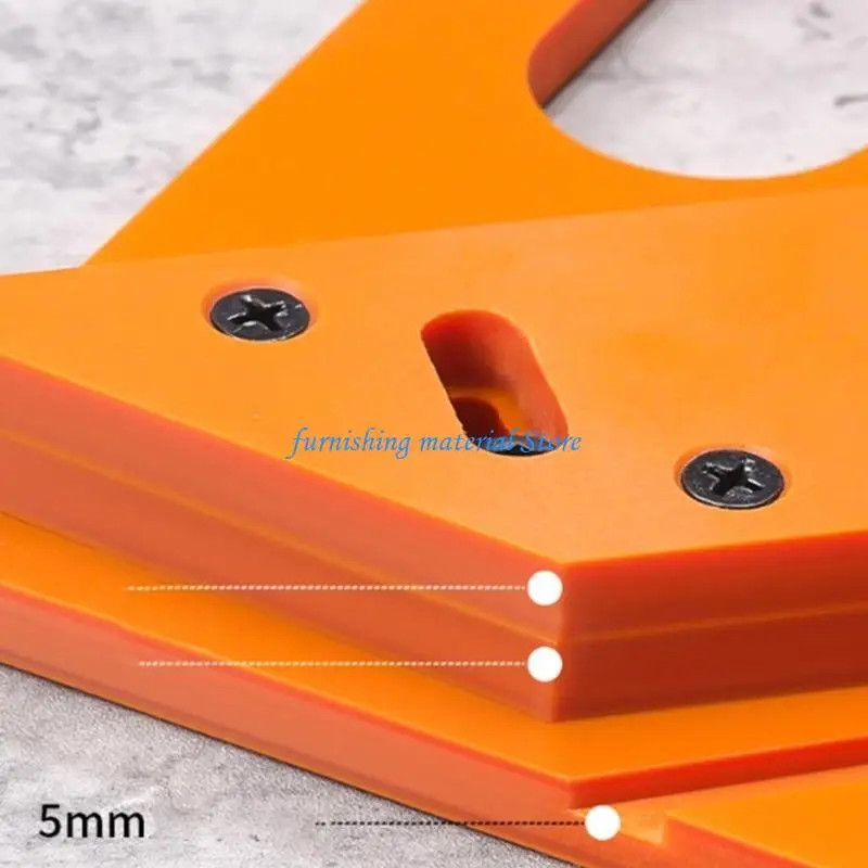 Y5GD Thickened Hardrened Cutting Template Guide For Door Frame Molding Steel Trim Professional Projects Connection
