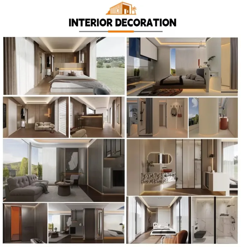 Casa Vera Casa prefabricada Sala Modular prefabricada Casa pequeña lista para el envío