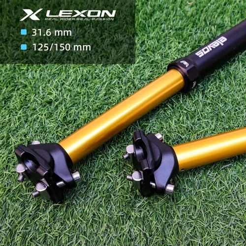 Imagen 2 del producto Elevos MTB tija de sillín con cuentagotas 31,6mm 125mm/150mm Cable interno de tracción hacia abajo Control remoto tija de sillín con suspensión ajustable