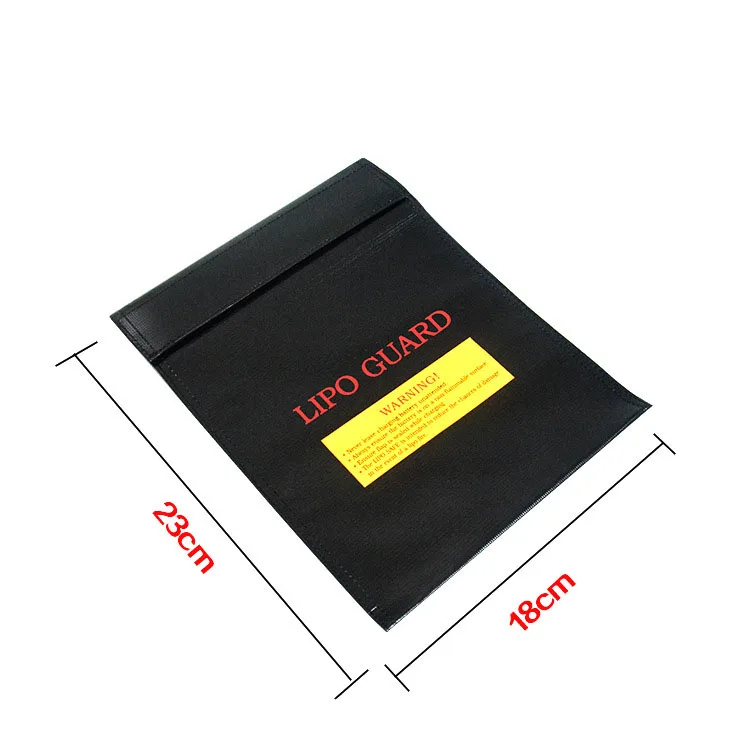 30PCS Waterproof Fireproof Battery Safety Bag Explosion-proof Lipo Guard 18x23cm 23x30cm For RC Lipo Battery