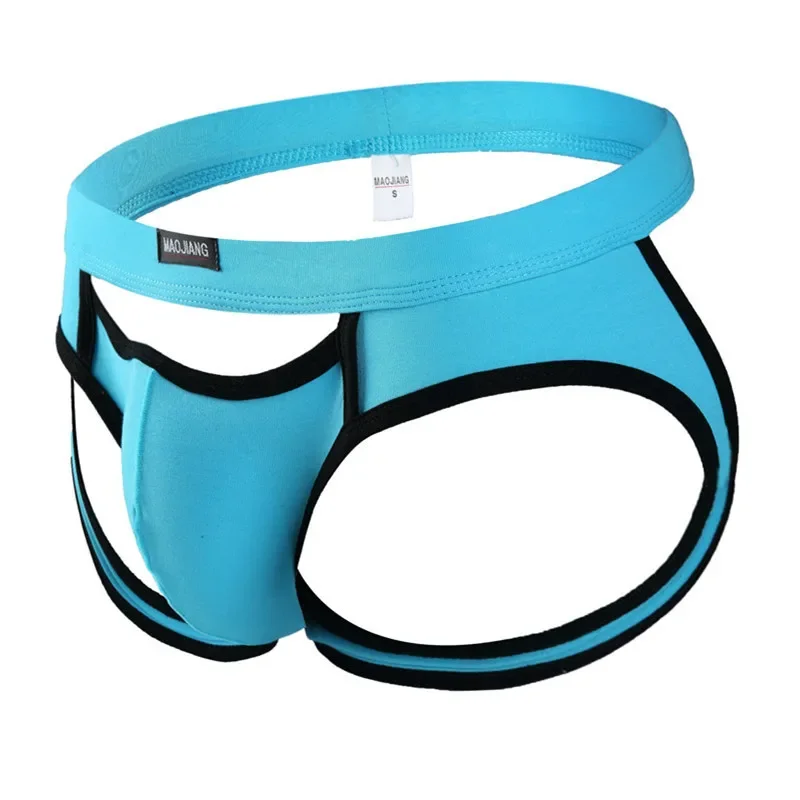 

Sexy Underwear Men Briefs Double Thongs Men's Underwear Open Butt Underpants Men's Briefs Thong ropa Interior Hombre Panties