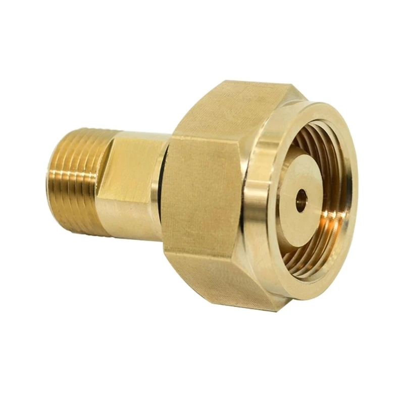 

Sturdy Brass Acetylene Regulator Adapter CGA 520 B Tanks to CGA 200 Connection Portable Accessory for Gas Cylinders Dropship