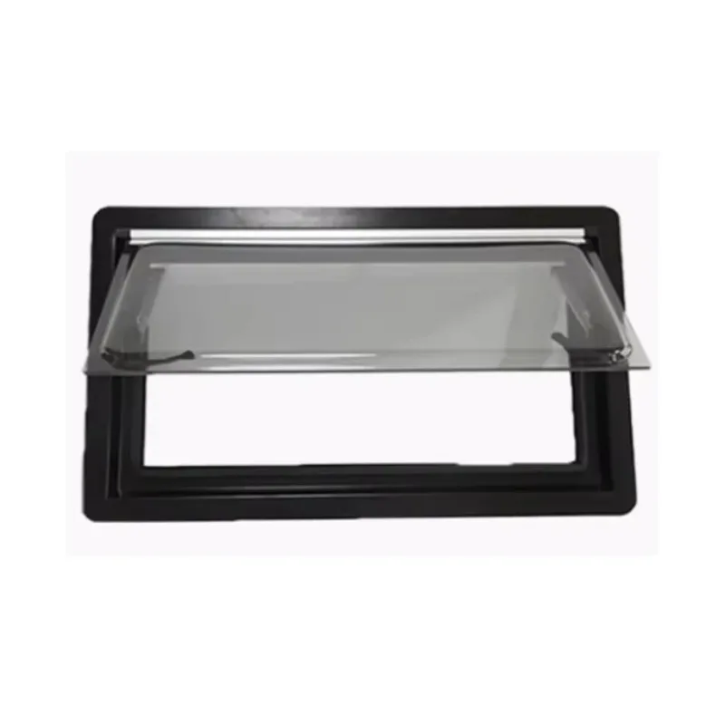 Luxury RV Body Parts Right Angle Window with Anti-Insect Net Aluminum Alloy & Acrylic Travel Equipment for Camping Custom Sizes