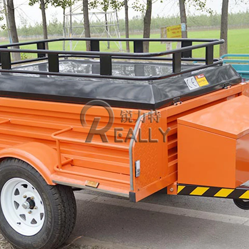 Alta qualidade pequeno rv reboque pequena casa móvel campista viagem acampamento portátil reboque de viagem