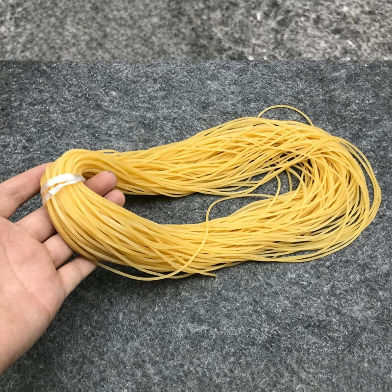 Neue 500g/Los Hochelastische Natürliche Latex-Elastikleine 2,0/2,5/2,8/3,0mm Tennis-Trainingsseil Angelgummiseil – Detail 5