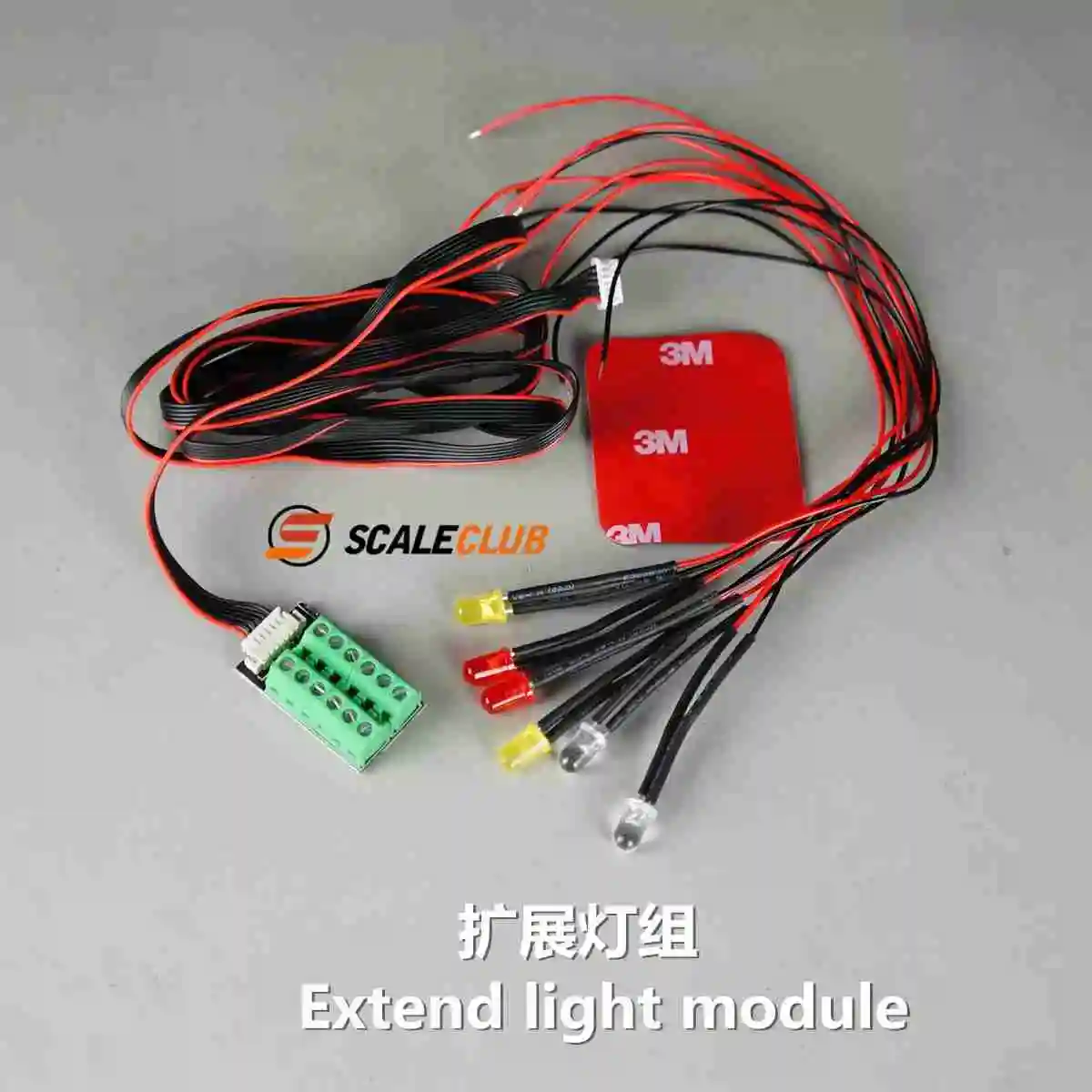 SCALECLUB Model 1/14 Scale RC Tractor Truck Light Set Compatible with Tamiya LESU for Mud Dump And Container Trucks