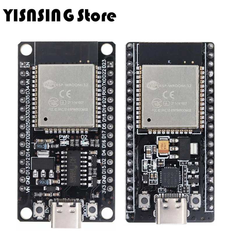 Esp-32 Type-C USB ch340c cp2102 WiFi Bluetooth ultra-low power dual core esp-32-devkitc-32 esp-wroom-32 expansion board