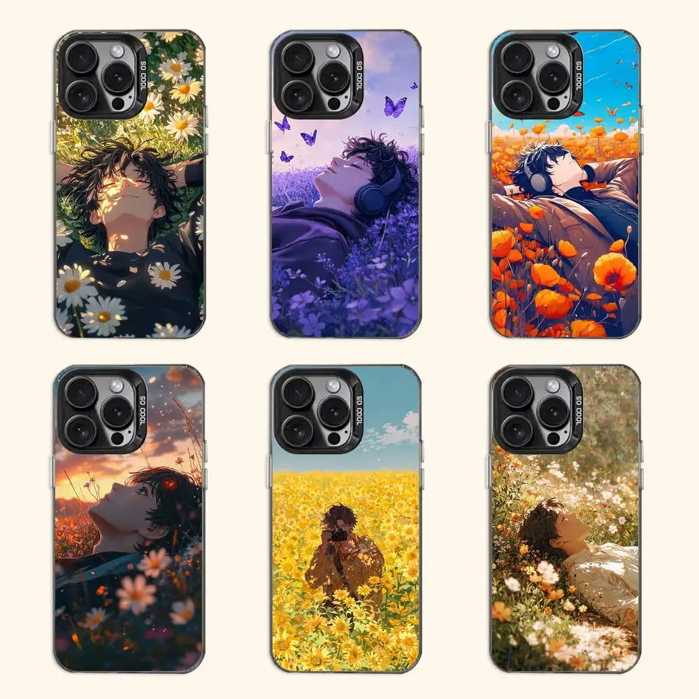 

Juvenile And Flower Phone Case For iPhone 17 16e 16 15 14 13 12 Pro Max X XR XS MAX Back Cover