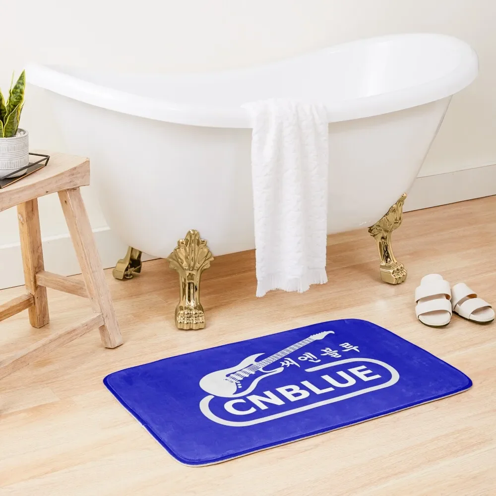 

Awesome KPop Rock Band CNBlue in Hangeul (Korean) Bath Mat Hallways DoorFor Entrance Door Bathroom Rug Mat