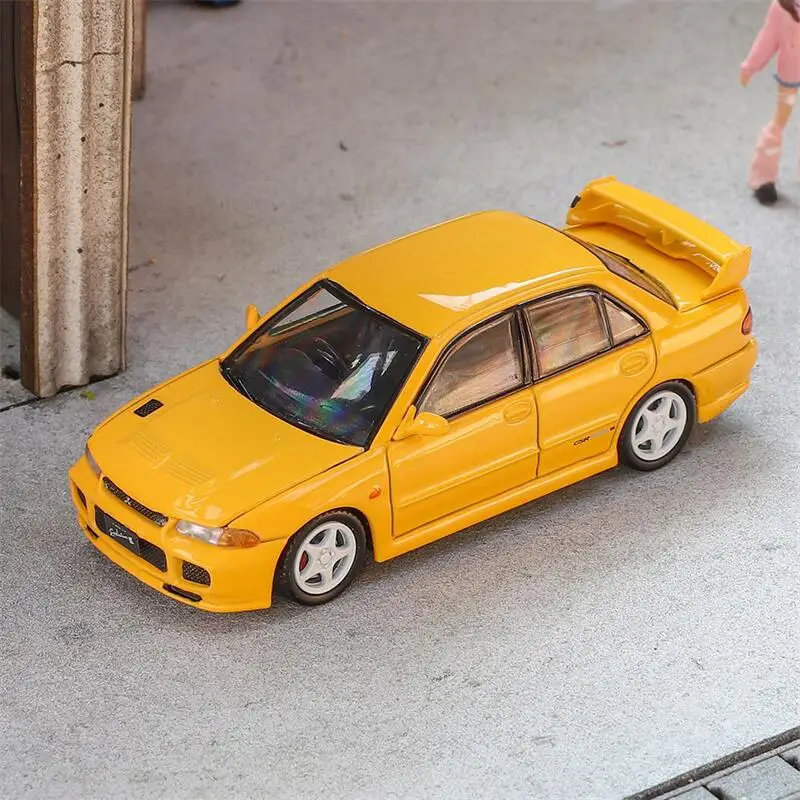 사전 판매 후지 1:64 랜서 EVO III GRS 에볼루션 다이캐스트 자동차 모델 미니어처 선물