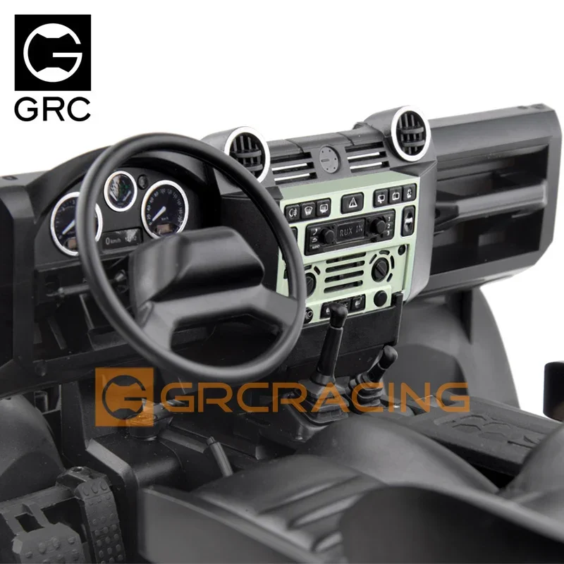 GRC 1/10 Defender Interior Kit w/o Battery Cover for RC TRX-4 Defender Body Simulation Upgrade Parts Accessories #G161D/DG/DF