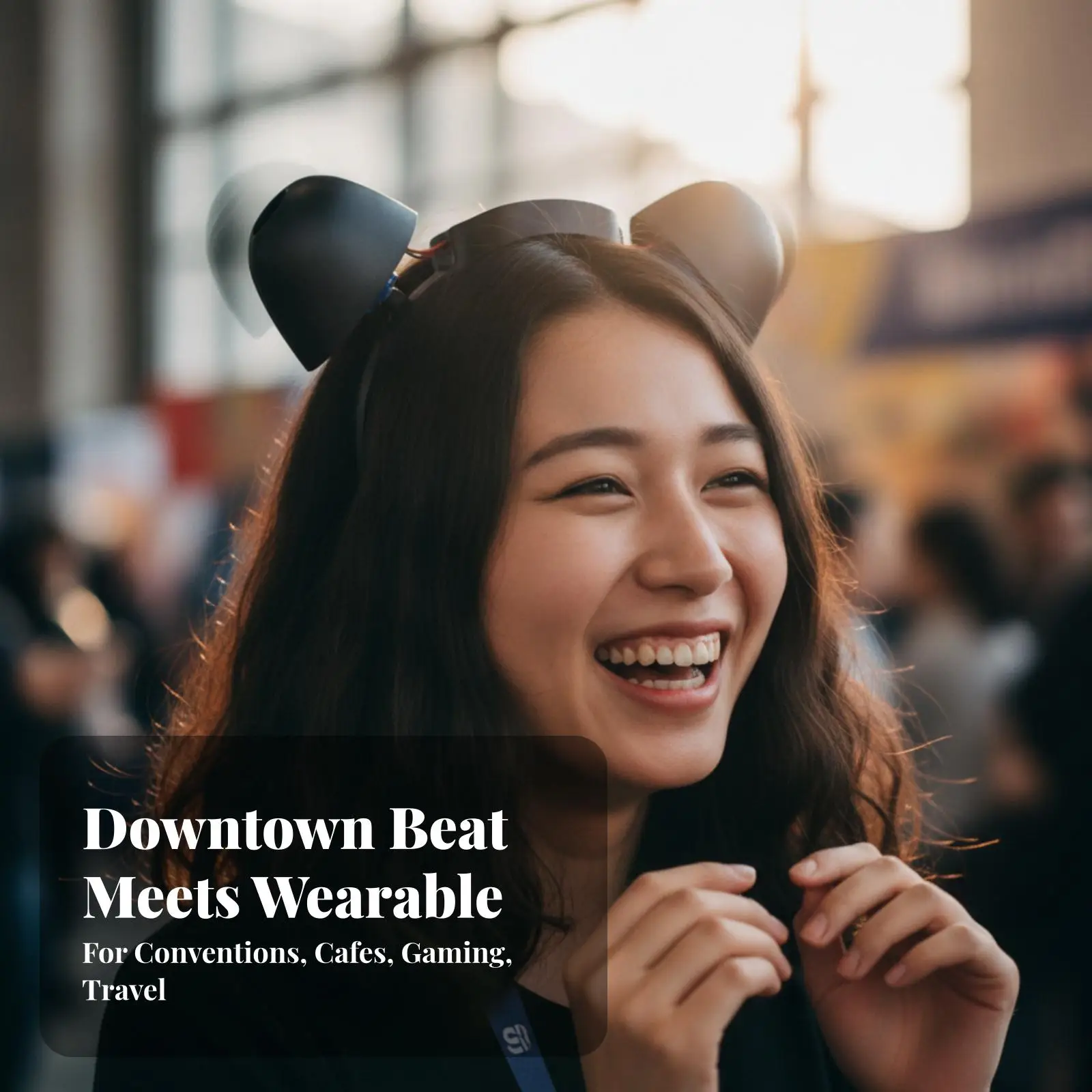 Moving Cat Ear Headband Plush Cosplay Hair Accessories Motor Style USB Rechargeable for Convention Stage Show Themed Party