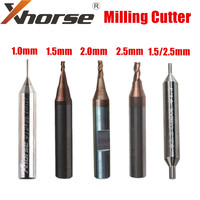 1.0mm 1.5mm 2.0mm 2.5mm1.5/2.5mm Milling Cutter for Xhorse CONDOR XC-MINI,Dolphin XP005 XP007 Key Cutting Machine