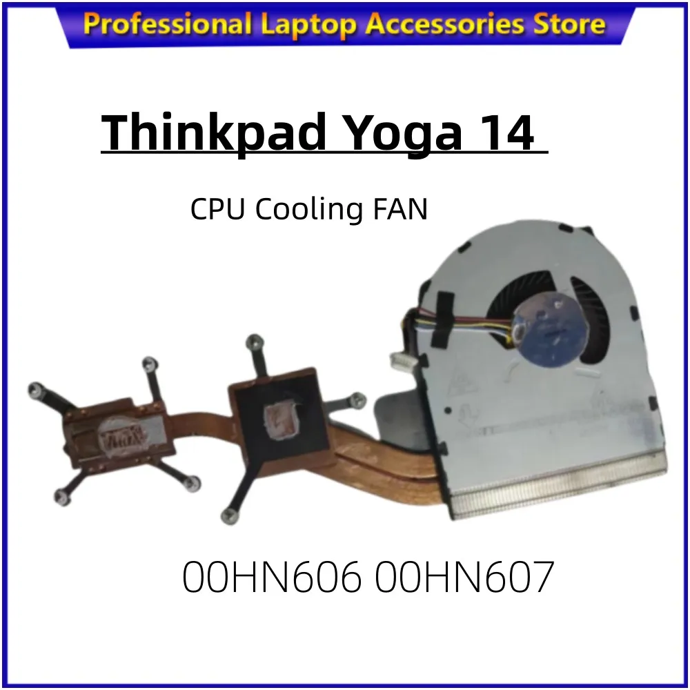 

For Lenovo Thinkpad Yoga 14 Laptop CPU Cooling FAN Heatsink FRU 00HN606 00HN607