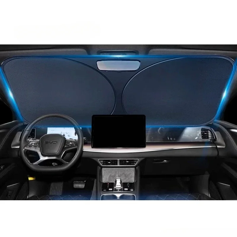 For BYD Sealion 7 Sea Lion 07 EV 2024 2025 2026 2027 Car Windshield Sunshade Cover Anti UV Protection Auto Parts