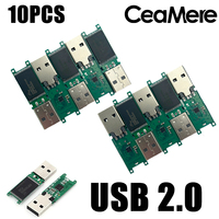 CeaMere factory wholesales 10PCS of flash drive pen drive chips, 256MB, 512MB, 1GB, 2GB, 4GB, 8GB, 16GB, 32GB, 64GB, 128GB