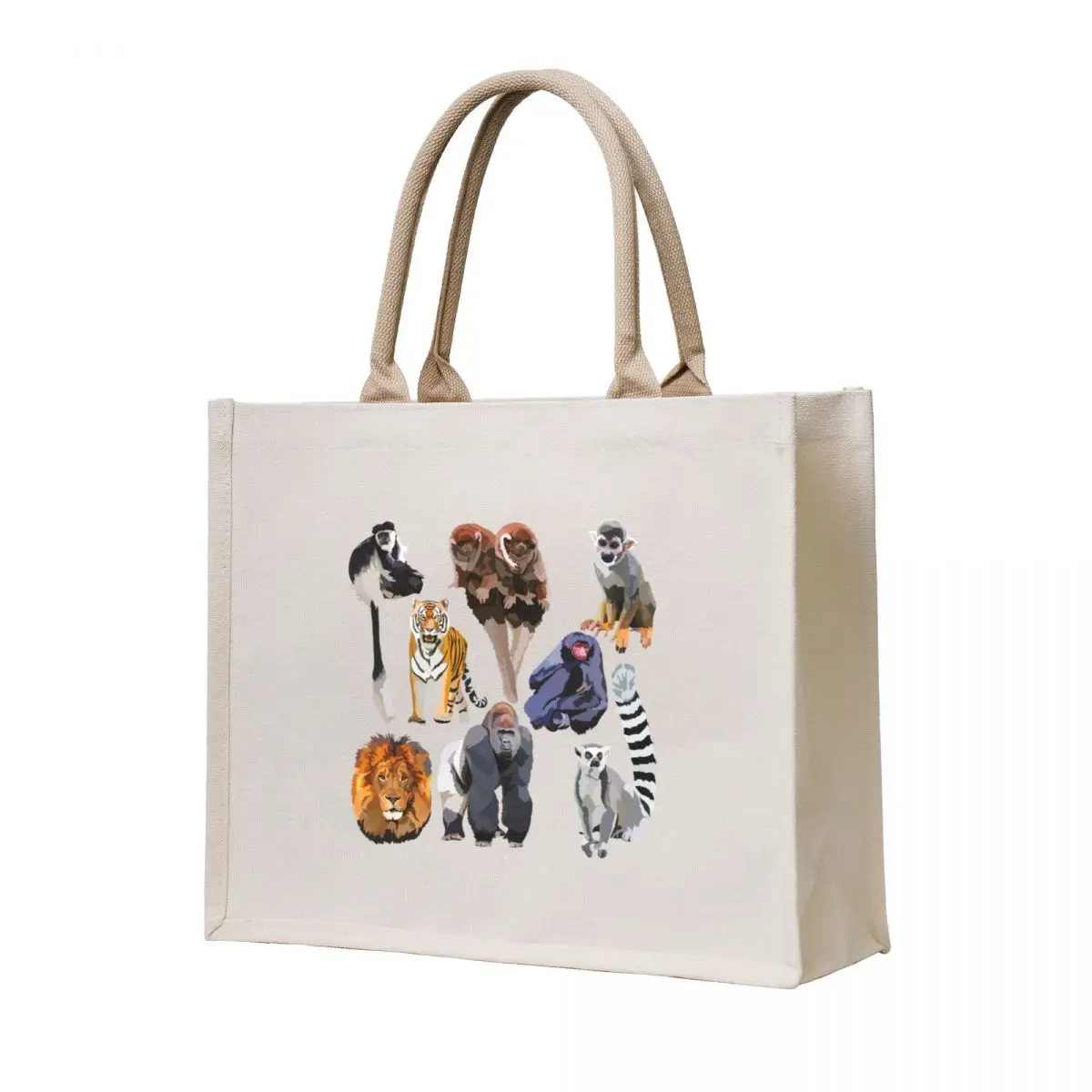 

P is for Primate Tote Bag custom bags Eco bag Shopper handbag Lady bags