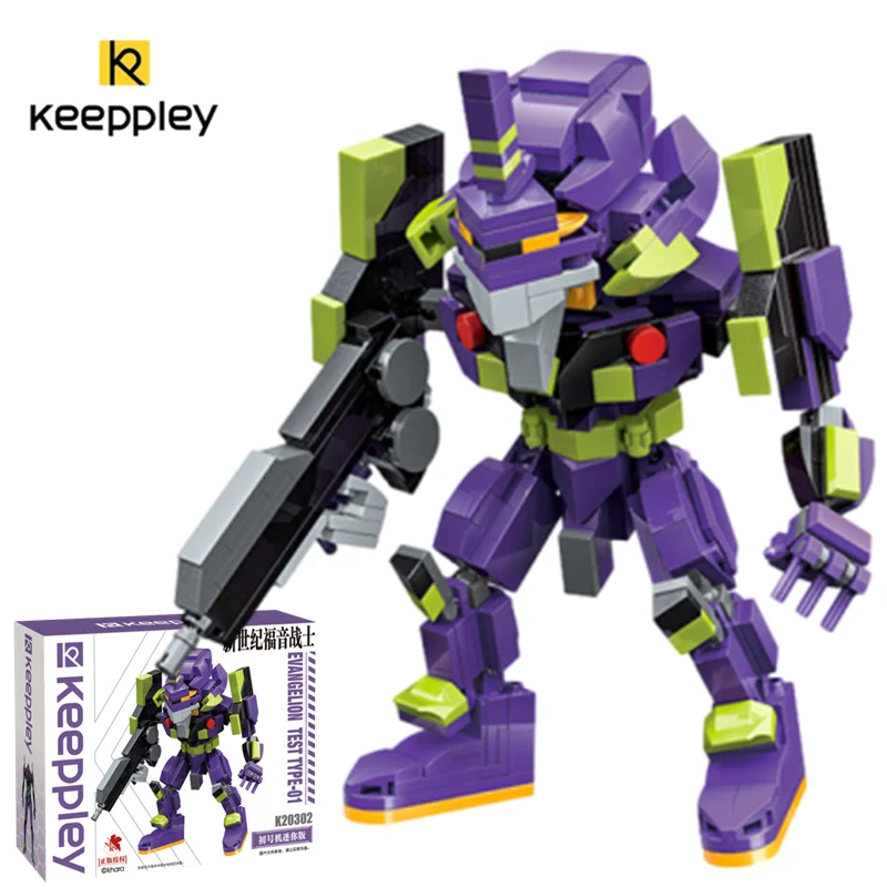 كعبات بناء Keeppley نموذج EVA مجموعة محيطية من الرسوم المتحركة اليابانية حلي كاواي مصنوعة يدويًا ألعاب أطفال هدايا عيد الميلاد