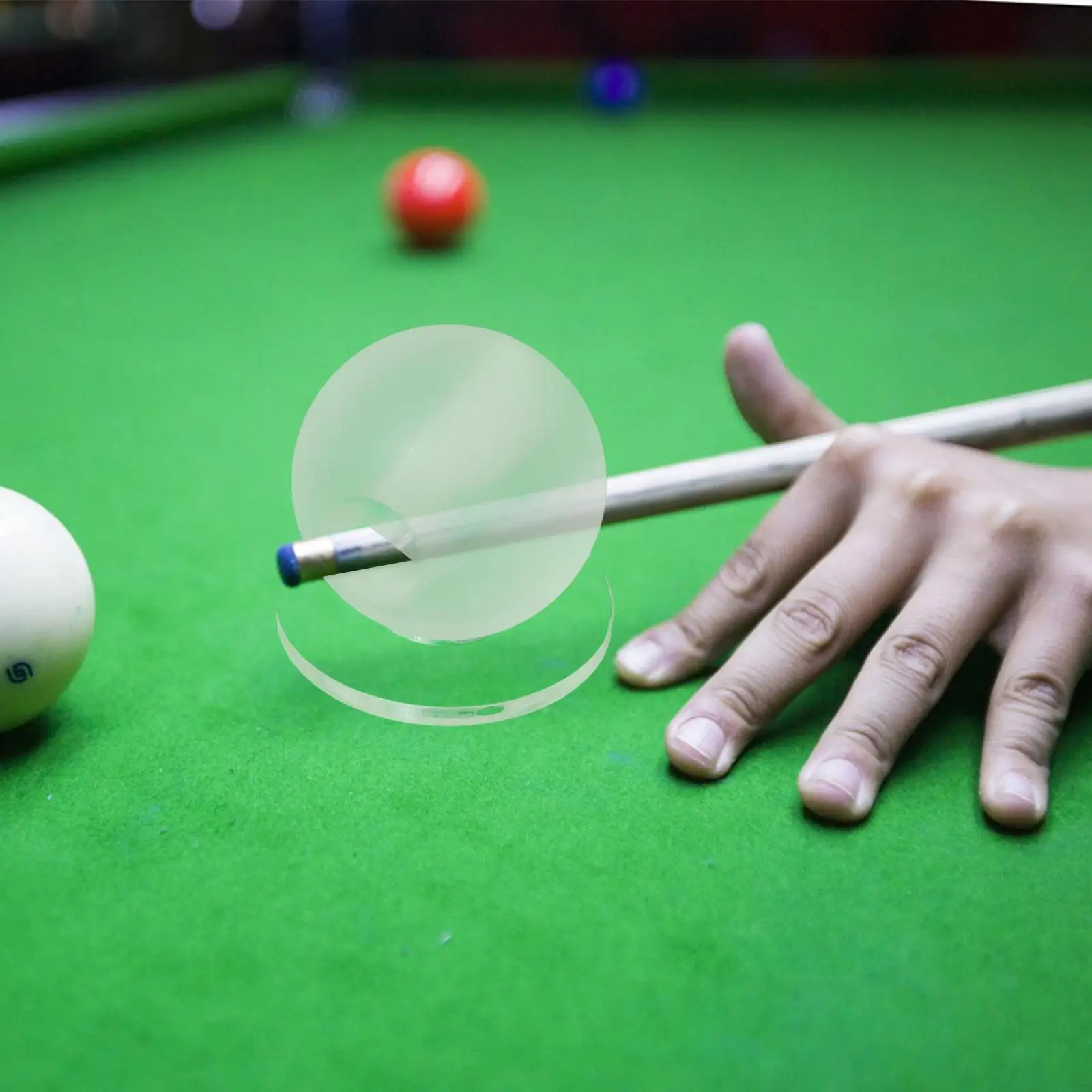 Lightweight Billiard Cue Stroke Trainer Aiming Helper Acrylic Glass Billiards Accessory for Adult Beginner Practice Games