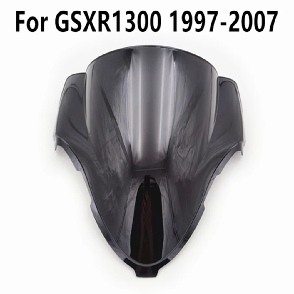 

For GSXR1300 Wind Deflectore Windscreen Black Transparent Fit GSXR 1300 1997-2000-2001-2002-2003-2004-2005-2006-2007 Windshield