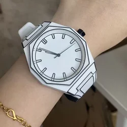 Montre à quartz étanche pour couple, montre élégante, cadran en plastique, bande dessinée Fanda, affaires, beau, dernier, haut de gamme