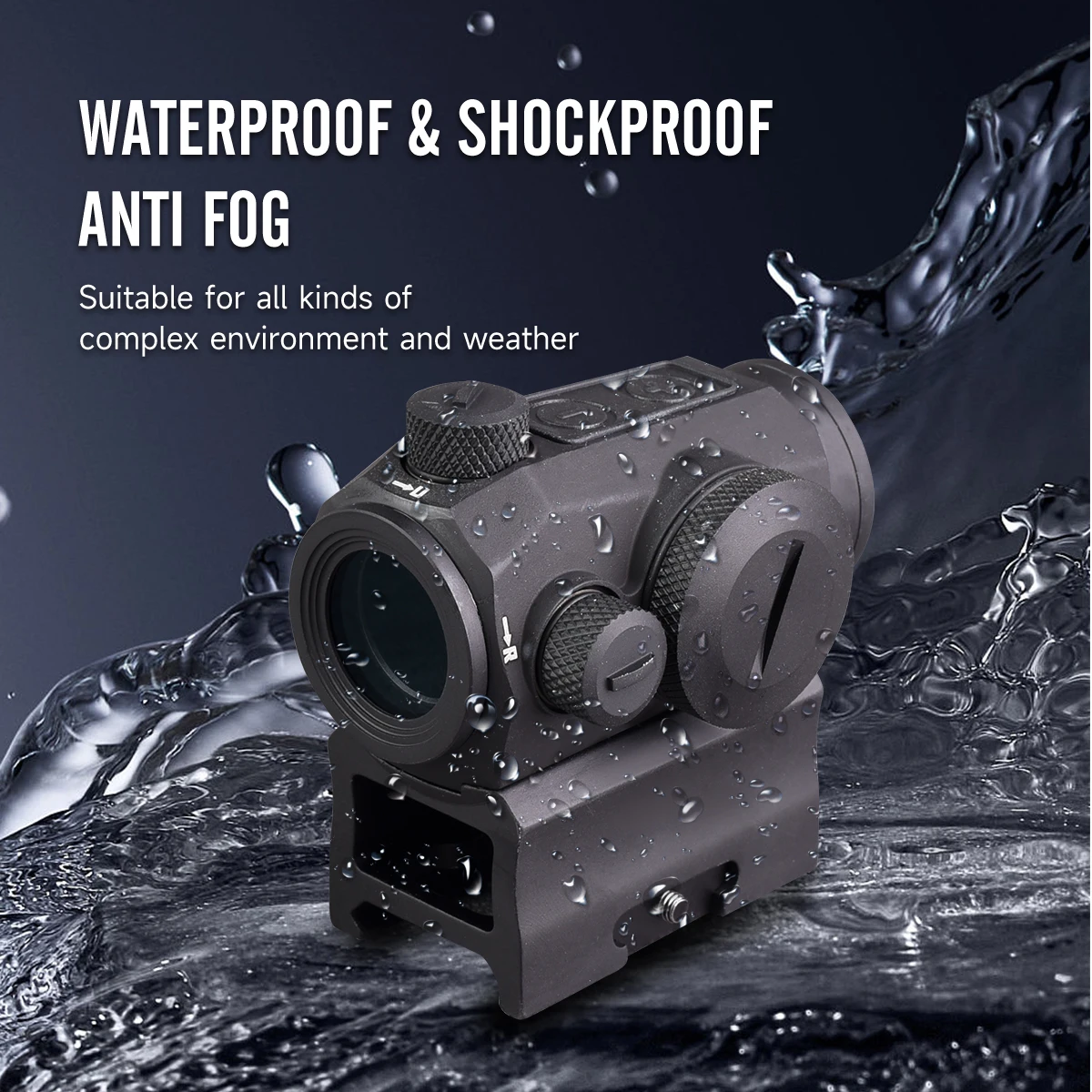 R5/GEN II Red Dot Sight Tactical Holographic Projected Sight Durable Waterproof Fog-Proof Optic Hunting Scopes 1:1 Replica