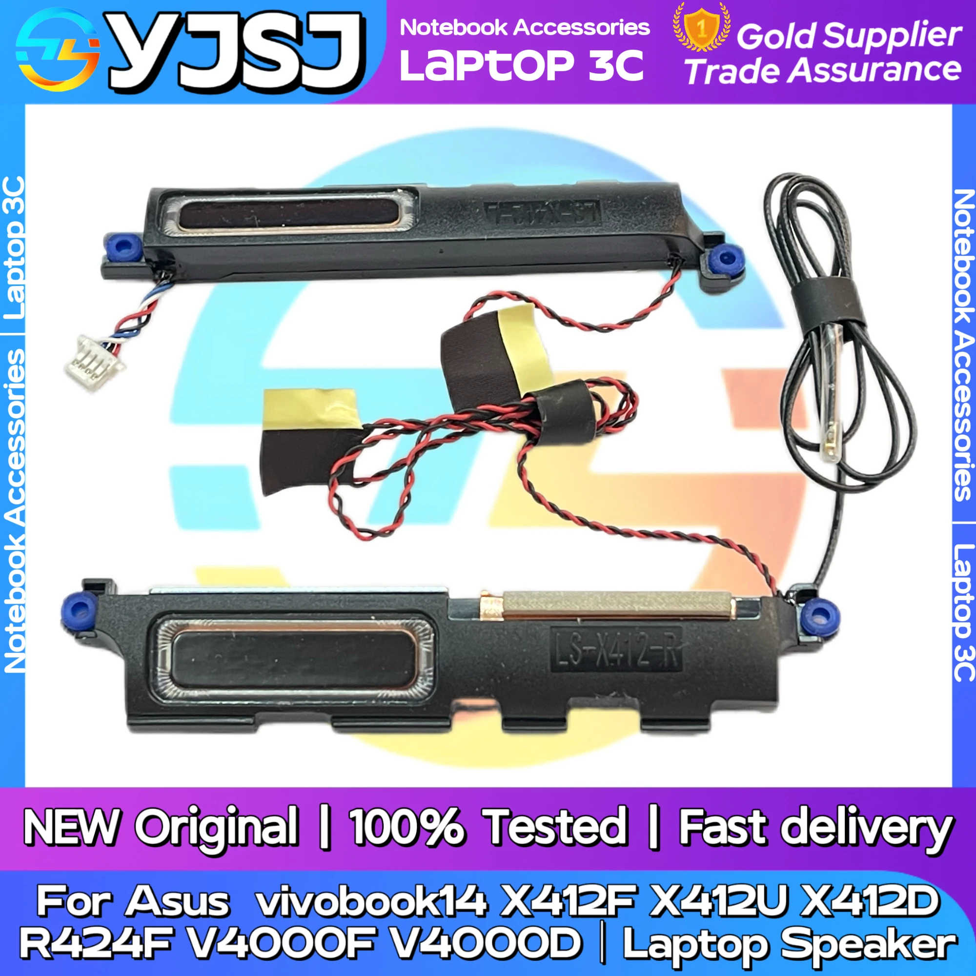 

New Original Laptop Notebook Speaker For Asus vivobook 14 X412 X412F X412U X412D R424F V4000F V4000D built-in speaker horn audio