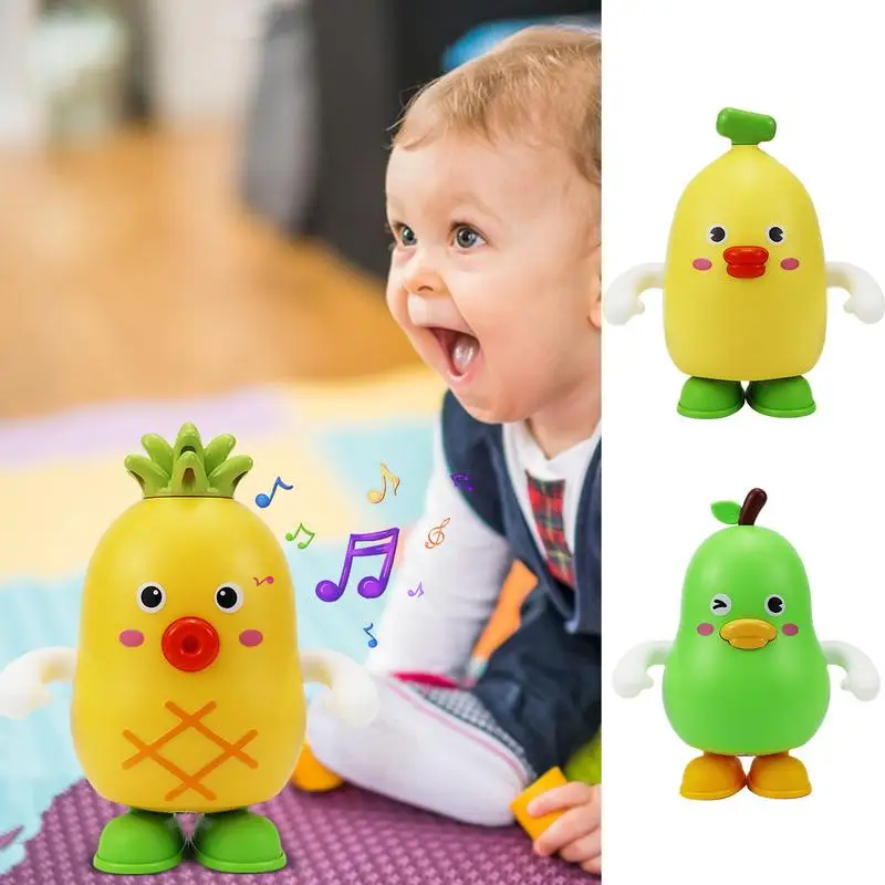 Decoration Cartoon Pineapple Banana Pear Rocking Doll Kids Toy Dancing Shaking Fruit Doll for Children