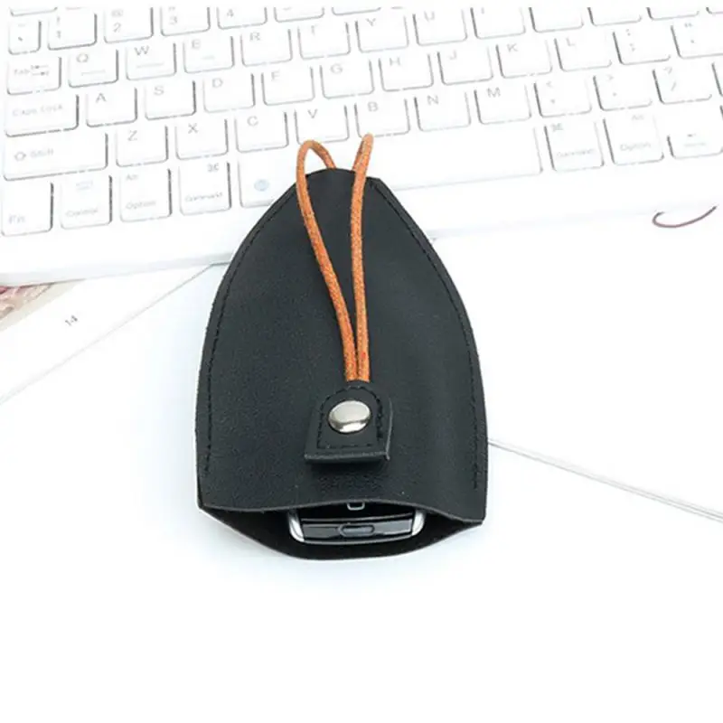 귀여운 만화 남녀공용 풀 타입 키 백, PU 가죽 키 지갑, 가정부 자동차 키홀더 케이스, 가죽 키체인 파우치, 신제품