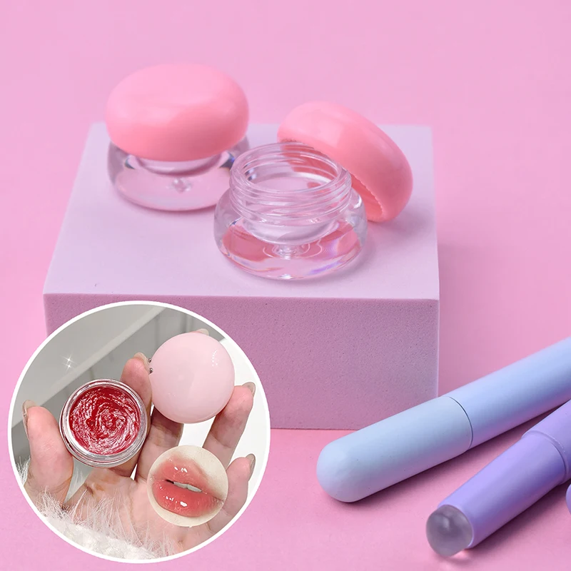 1Pc 5g Mini Cosmetic Empty Jar Pots Refillable Travel Container For Face Cream Lip Balm Lips Glaze Makeup Skincare