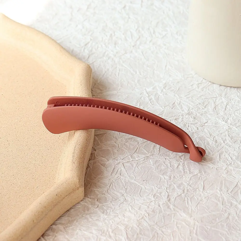 

Hair Accessories Matt Plastic Banana Clip Simple Elegant Cross Hair Claws Ponytail Holder Party