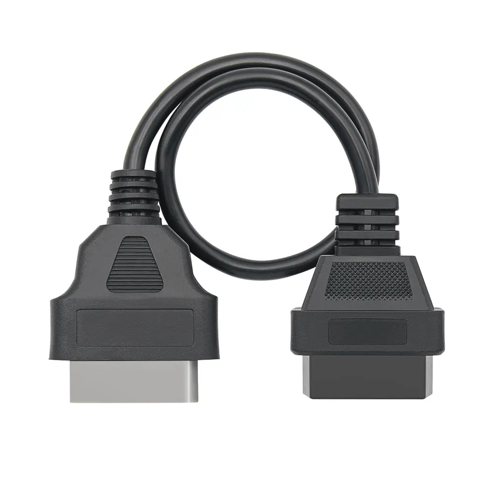 14 Pin to OBD2 16 Pin Car Diagnostic Adapter Cable  For Nissan Vehicles OBD1 OBD2 Scanner Connector Extension Tool