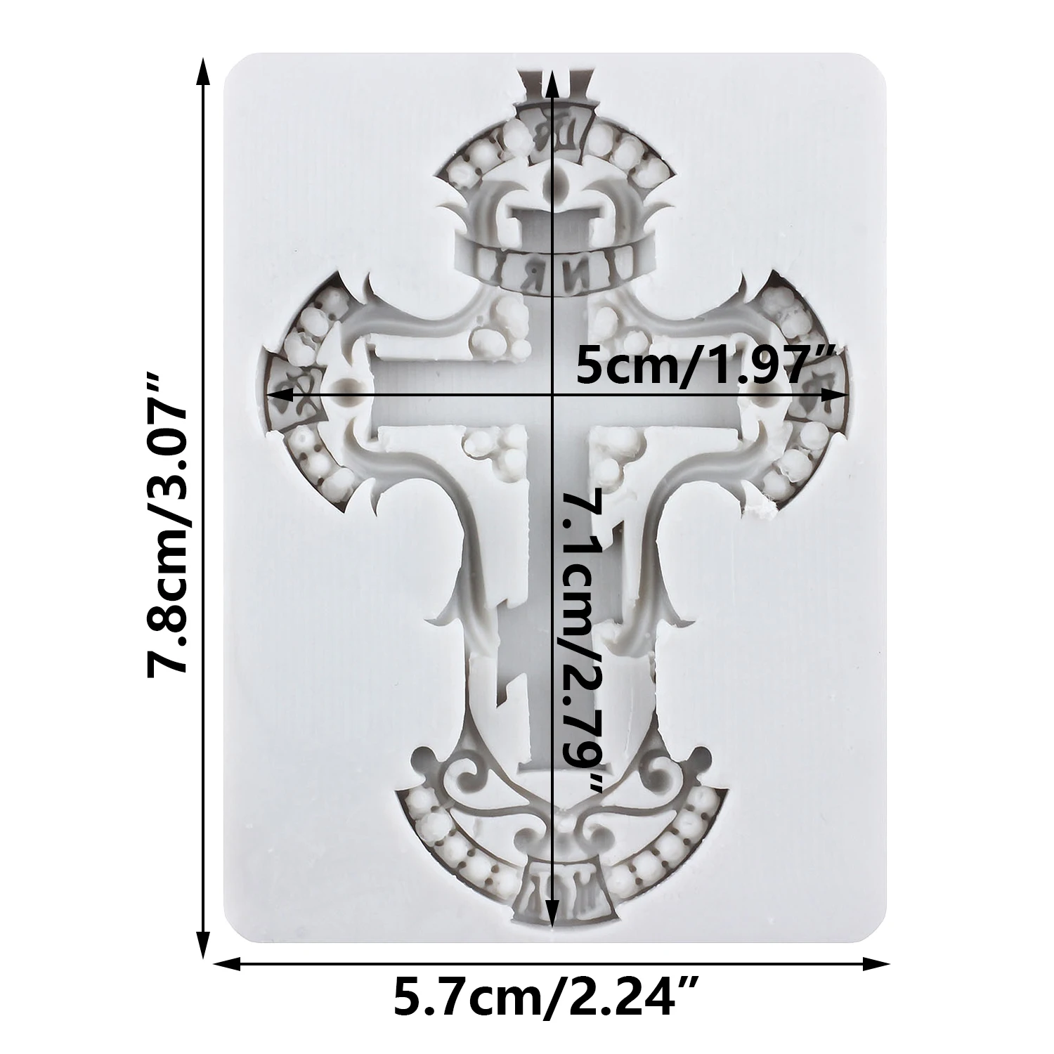 Baptism Cross Silicone Molds Cross Fondant Cake Decorating Tools Cupcake Topper Chocolate Candy Craft Gum Paste Polymer Clay