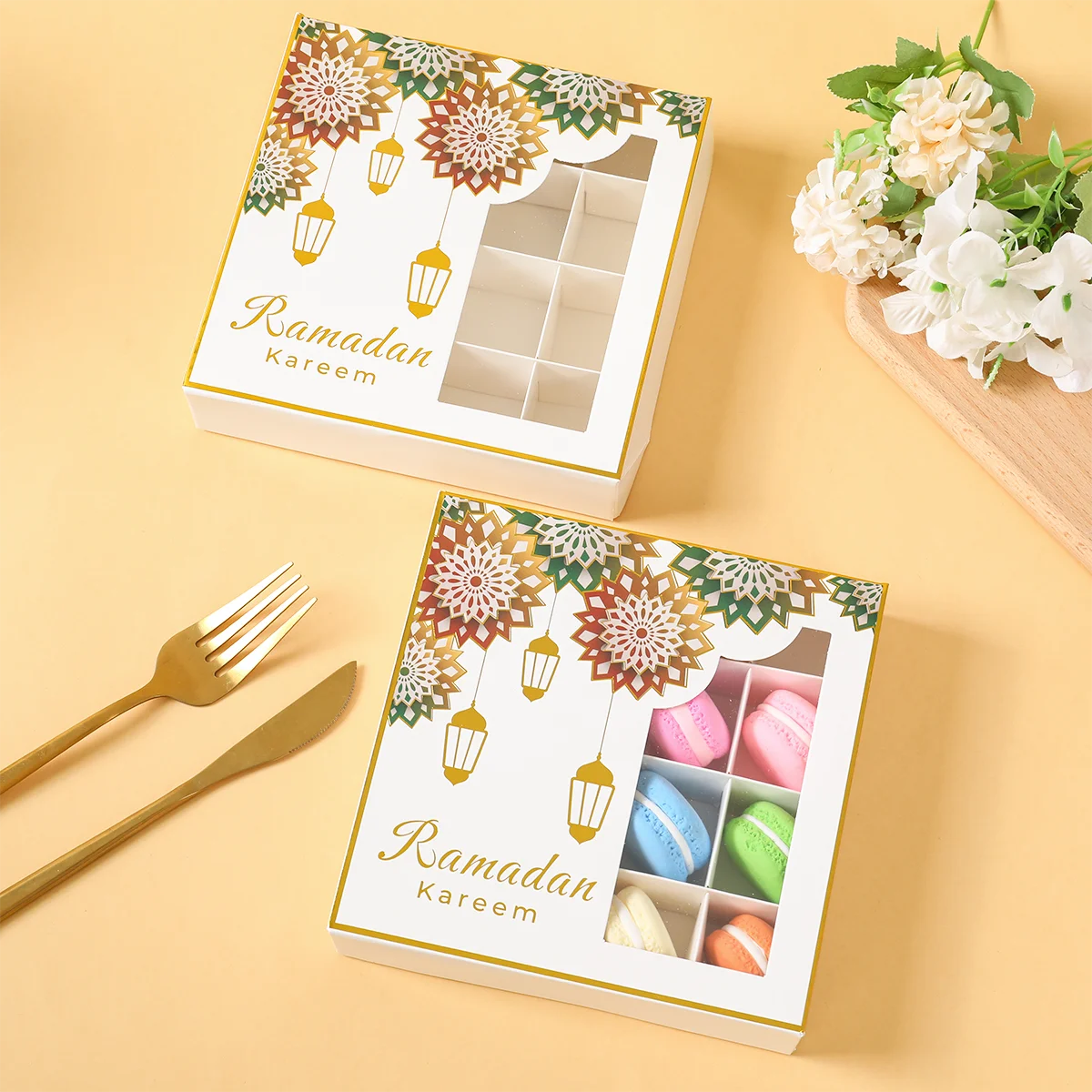Eid Mubarak Gift Box Candy Box Ramadan Decoration for Home 2025 Islamic Muslim Party Supplies Eid Al-fitr Ramadan Kareem Decor