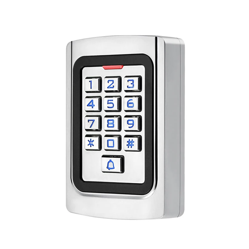 WIFI Tuya APP Waterproof Backlight RFID Door Access Control Reader Keypad 2000 Users 125KHz EM Card Metal Access Controller