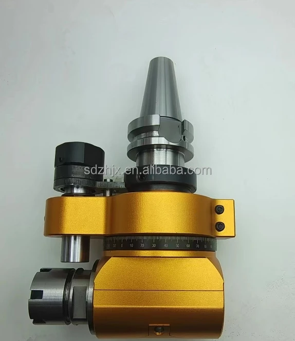 

New SK30 SK40 SK50 ER25 ER32 ER40 90 Degree Angle Head for CNC Machine Center Metal Tool Holder Clamping CNC Router Industries